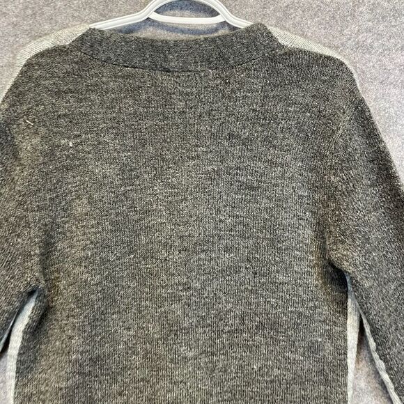 NWT BB DAKOTA STEVE MADDEN Sweater Womens Small Gray Combo Colorblock Cardigan - Picture 13 of 15